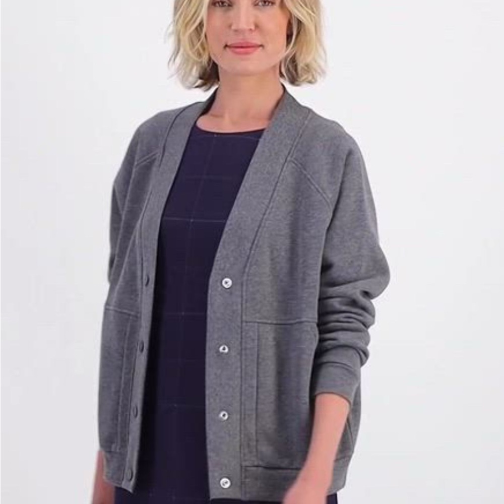 On 34th Gray Women's Cardigan Sweater S